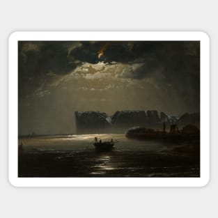 The North Cape by Moonlight by Peder Balke Sticker